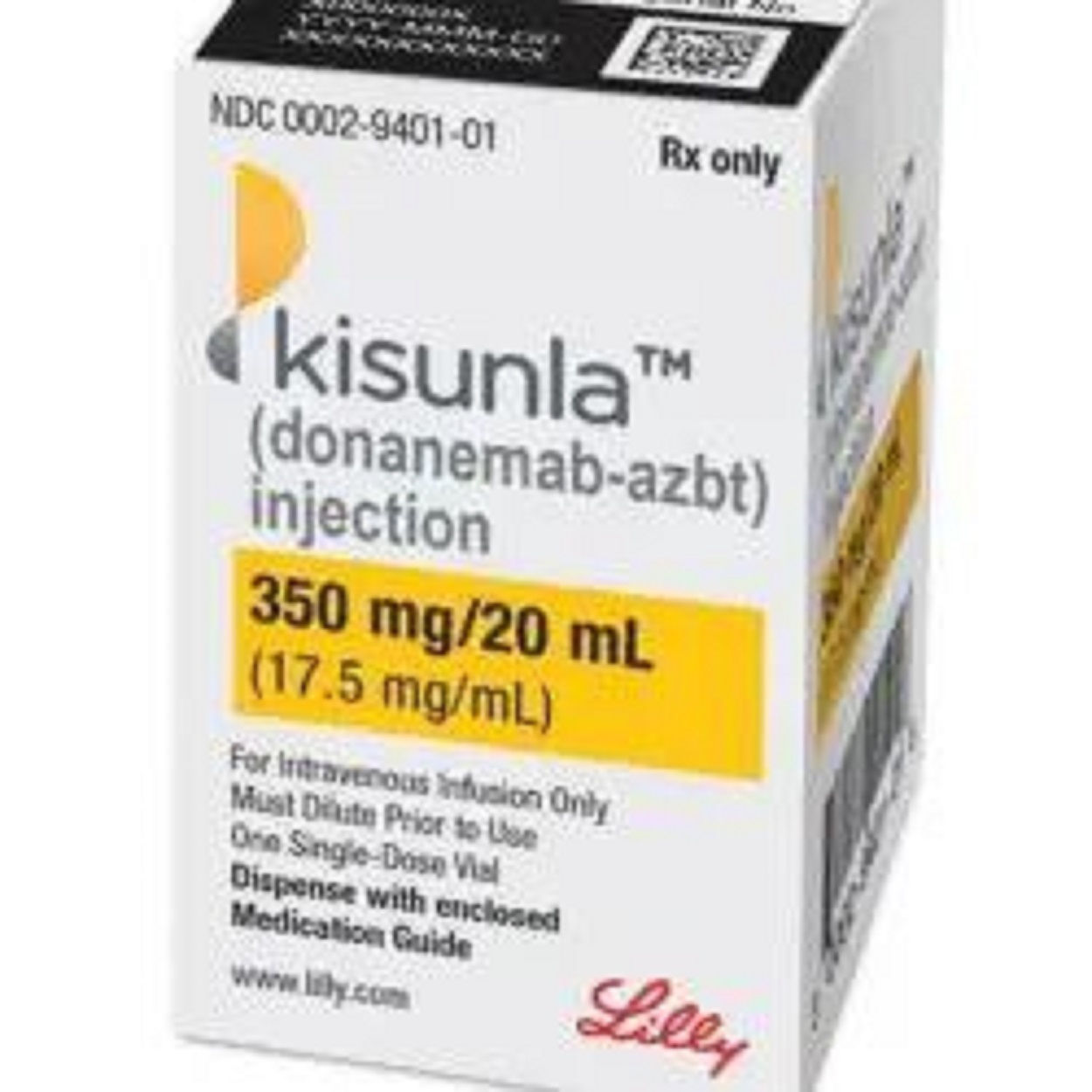 Kisunla Donanemab Azbt Injection 350Mg/20Ml - Origin: India