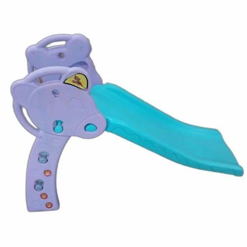 School Giraffe Slide - Plastic Standard Size, Purple & Blue | Manual Operation, Eco Friendly, Durable