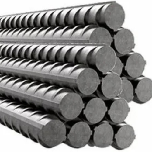 Tmt Bars - Metal Standard Dark Round | Corrosion Resistant, Uniform Rib Pattern, Ductile and Flexible