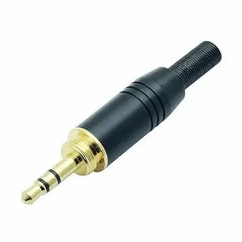 039 Pa Xlr Connector - Metal, Black And Golden | Professional Audio Video And Stage Lighting Equipment