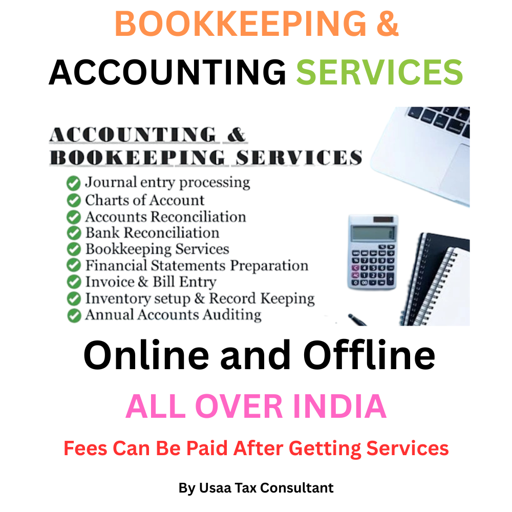 BOOKKEEPING & ACCOUNTING SERVICES Online and Offline