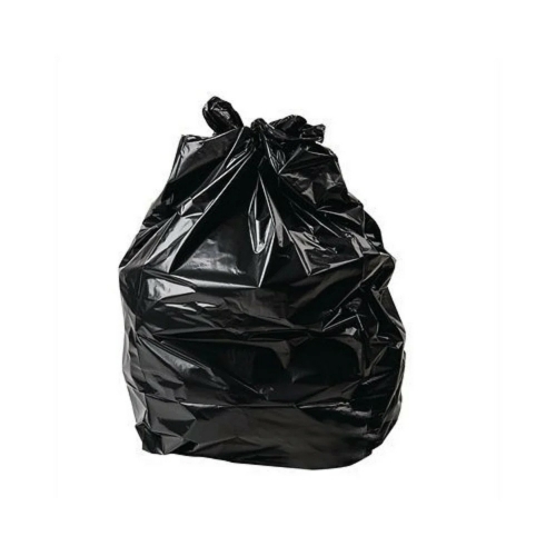 Disposable Black Plastic Garbage Bag - Thickness: Thin