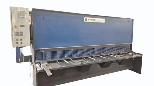 Hydraulic Shearing Machine - Stainless Steel, 6mm Thickness, 2000mm Width, Blue | Semi-Automatic Operation