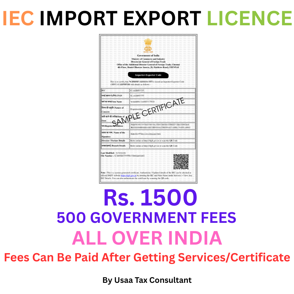 Iec Import Export Licence All Over India