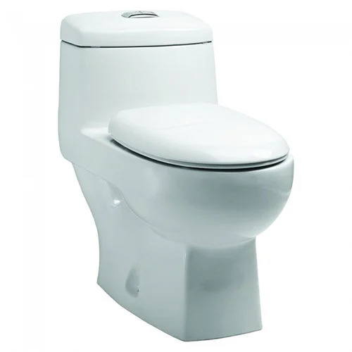 Legato Toilet Commode - Ceramic, 33 Inch, Rectangular | Wall Mounted, Manual Operation, Polished Surface