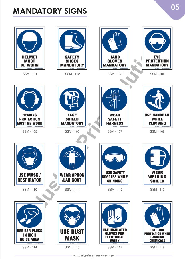 MANDATORY & PPE SIGNS 