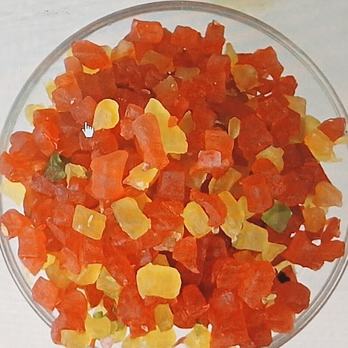 Mix Tutti Frutti - Assorted Vibrant Pieces, Eggless, Soft Texture | Fruity Flavor, Sweet Taste, Fun Treat