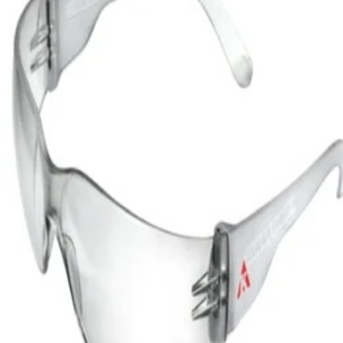 Safety Goggles Karam Es001 - Plastic, Transparent Lens | Impact Resistant, Anti-Fog, Scratch Resistant, UV Protection, Adjustable Strap