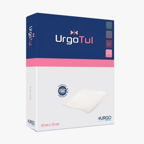 Urgotul Surgical Dressing - Sterile Disposable, Flexible Mesh | Lipidocolloid Technology, Pain Free Removal, Exudate Management