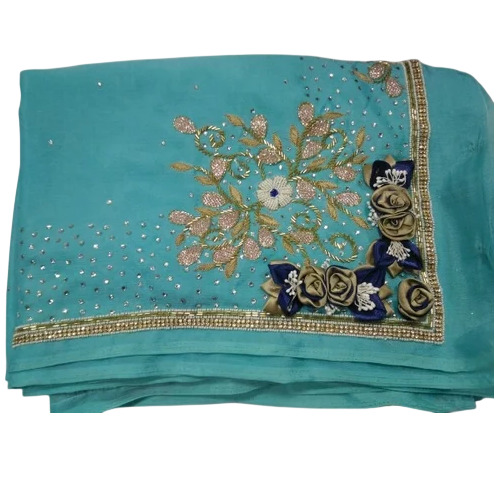 Art Crypt Chiffon Saree
