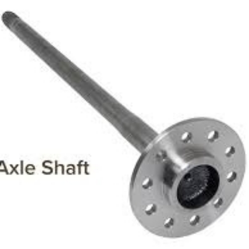 Axle Shaft - Hardened Steel, Silver | High Tensile Strength, Torque Transmission, Corrosion Resistant