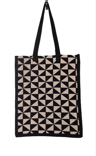 Carry Bags - Coating Type: Material	Cotton Pattern	Handle Capacity	10 Kg Size/Dimension	14X20X4 Inches Usage/Application	Grocery Color	Black Wash Care	Machine Wash