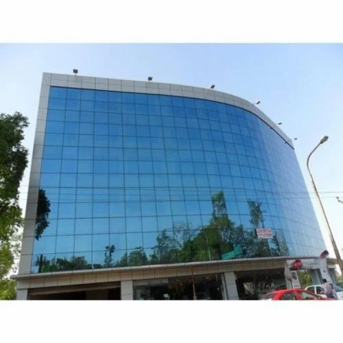 Double Glazing Glass - Glass 20 mm, Blue, Transparent | Plain, Flat for Office Use