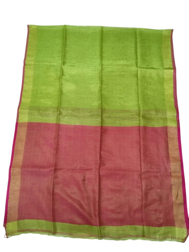 Ladies Muslin Silk Zari Border Saree