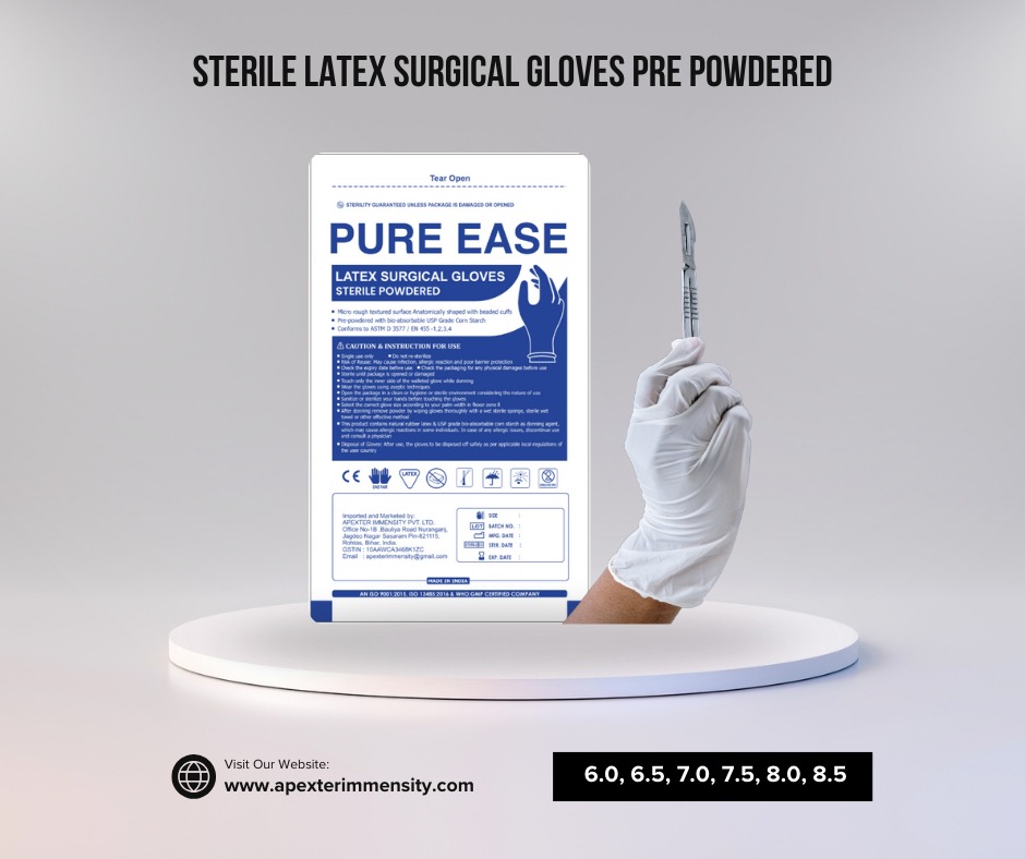 SURGICAL STERILE POWDER GLOVES