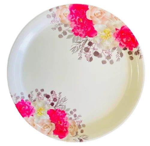 13 Inch Dinner Plate - Melamine, 13 Inch, White | Durable, Fine Finished, Lightweight, Polished Surface