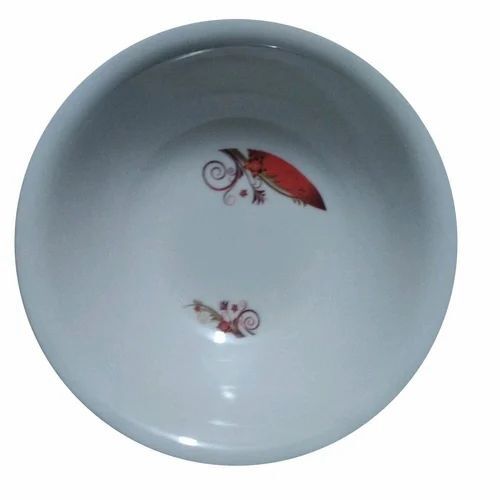 5 Inch Melamine Bowl - Melamine, 5 Inch, White | Dishwasher, Microwave, Heat Resistant, Polished Finish