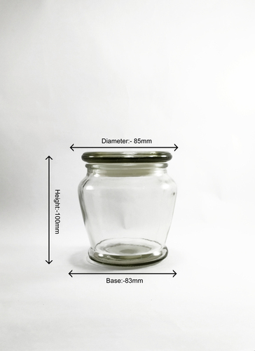 500 Ml 10Oz Vacuum Glass Jar - Color: Transparent