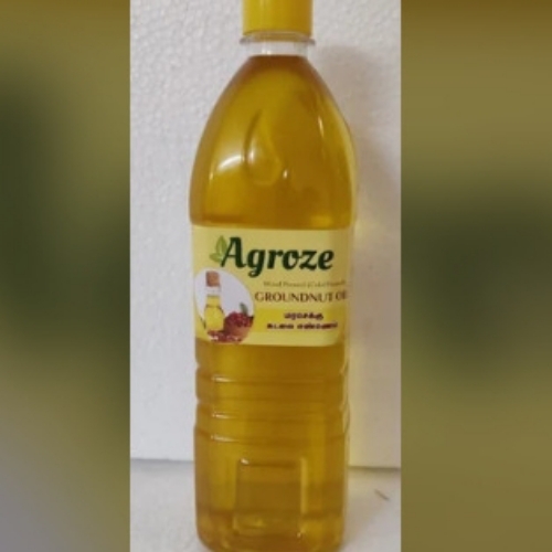 Cold pressed groundnut oil