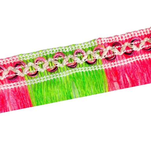 Designer Truck Fringe Lace Multi Colors