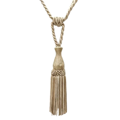 Golden Silk Curtain Tie Backs