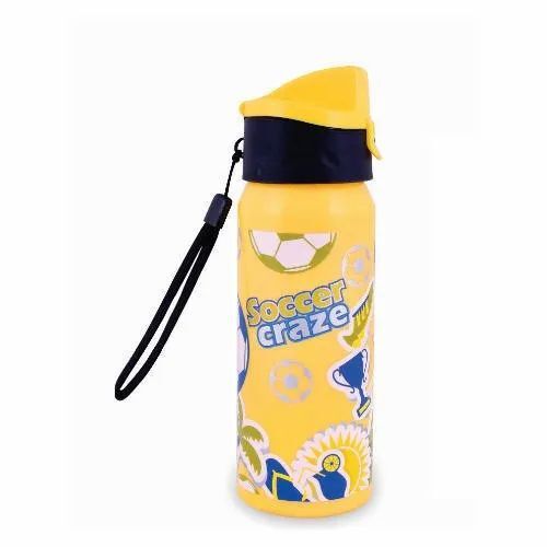 Plastic Sipper Water Bottle - Plastic, 1 Liter, Yellow | Durable, Lightweight, Leak-Proof, Eco Friendly