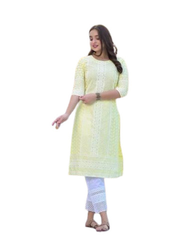 Premium Cotton Kurti Pant Set