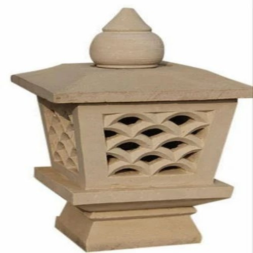 Sandstone Pillar Lamp