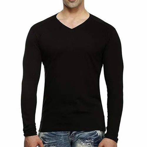 V Neck Full Sleeve T Shirt