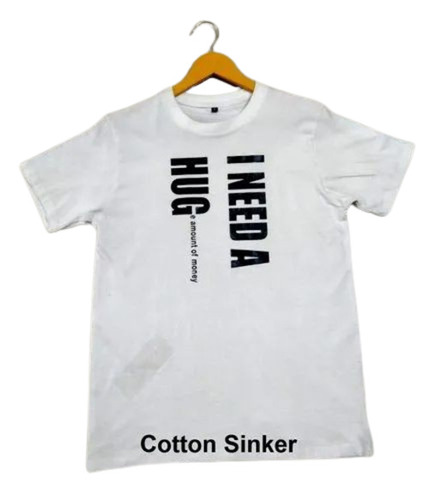 White Cotton T Shirt