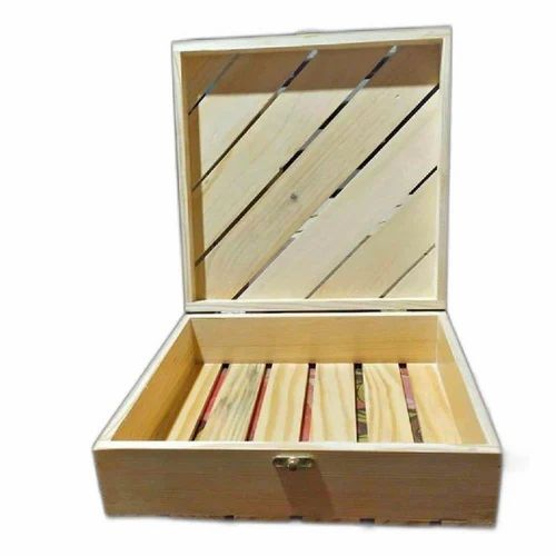 10 Kg Rectangular Wooden Packaging Crates