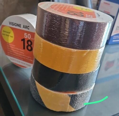 10m Anti Skid Reflective Tape - Plastic Roll Multicolor | Warning Tape Industrial Use Safety Caution