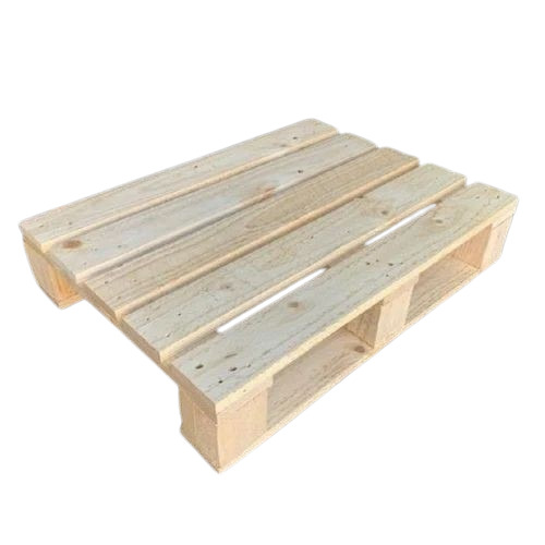 Brown Industrial Pinewood Pallet - Pine Wood, 800x1200x144 mm, Brown | Eco Friendly, Fine Finish, Double Faced, 20 kg Load Capacity