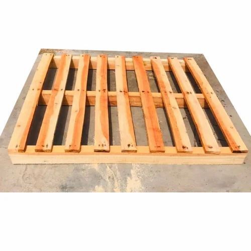 Brown Rectangular Hardwood Pallets