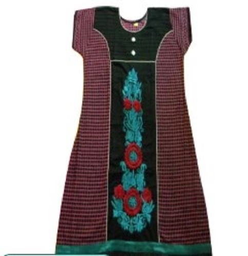 Casual Ladies Kurtis - Cotton Blend, Short Sleeve, Multi-Season | Quick Dry, No Color Fade, Quality Tested