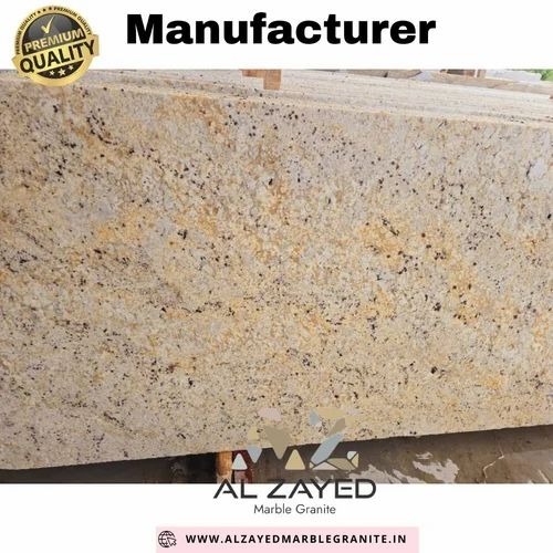 Colonial Gold Granite - 18mm Thick 10ft x 3ft Polished Brown Rectangular Slab Floor Application