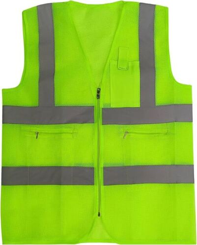 Green Comfortable Reflective Safety Jacket