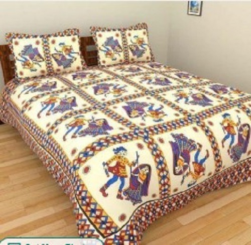 Cotton Printed Bed Sheet