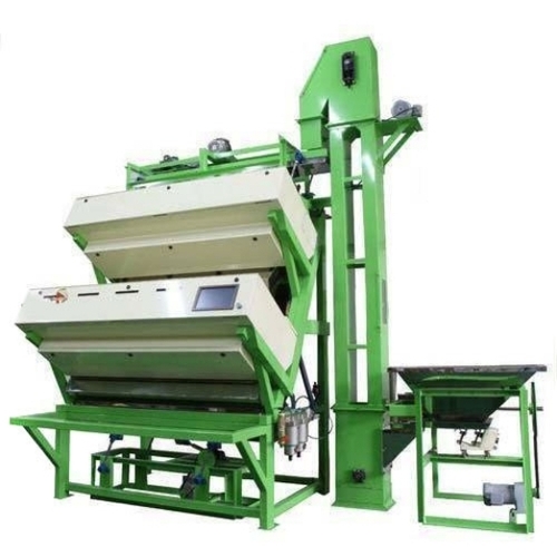 Seed Roasting Machine - Stainless Steel, Green, 440V | Automatic, PLC Control, Heavy Duty, Lower Energy Consumption