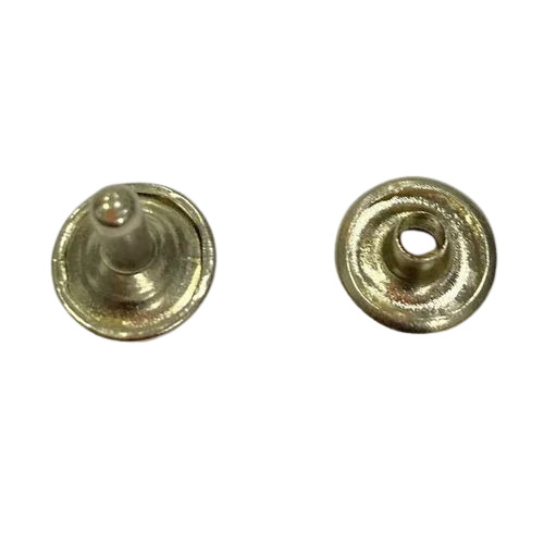 Ss Silver Rivet Button