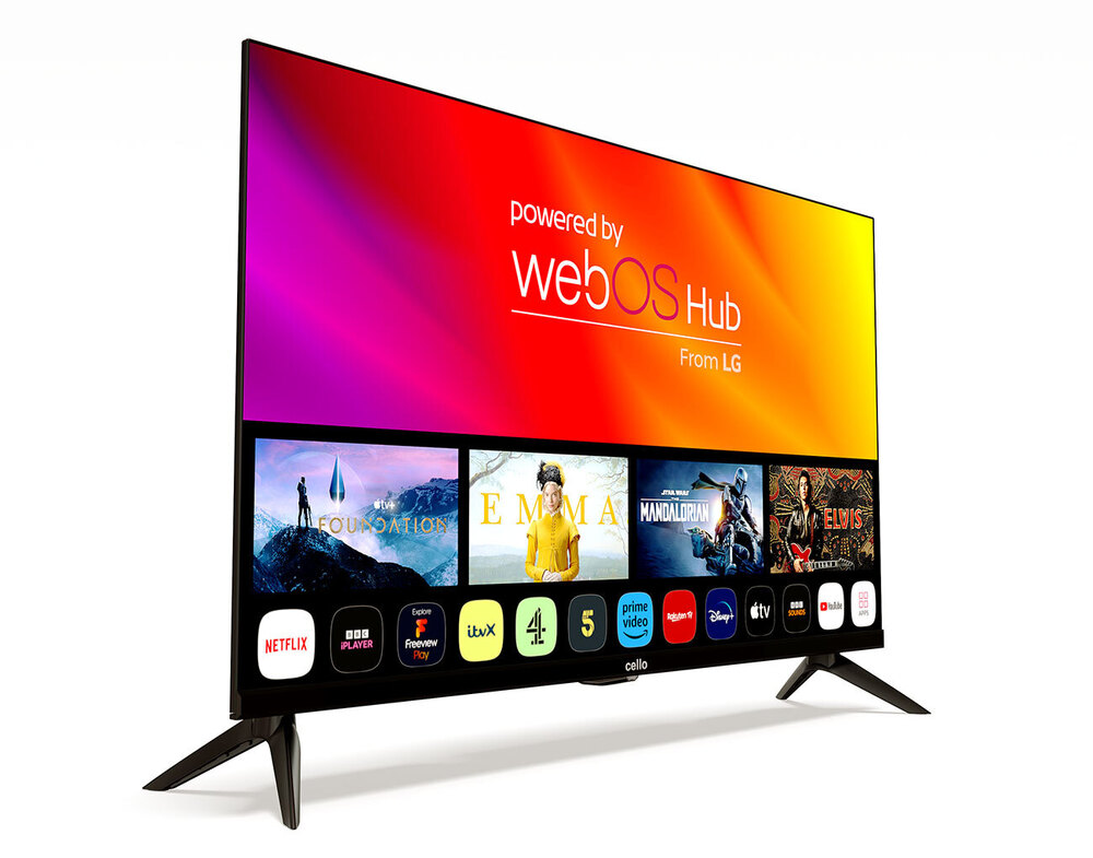 100inch Smart Web Os Led Tv With Voice Remote - Color: Black - Color: Yes