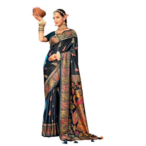A Satin Bhavanjali Saree