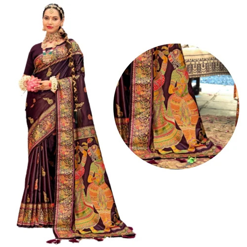 B Satin Bhavanjali Saree