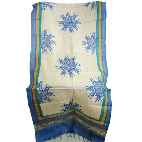 Designer Tussar Silk Stole