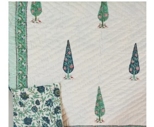 Hand Block Print Jaipuri Quilts