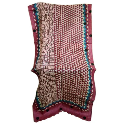Ladies Tussar Silk Stole - Silk, 2 Meter x 21 Inch, Box Pack | Comfortable, Printed, Daily Wear for Women