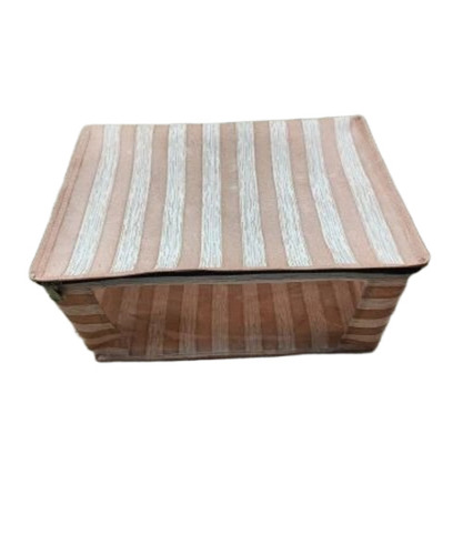 Printed Lining Saree Cover Bag - Plastic, Multicolor, Zipper Closure | Loop Handle, Water Resistant