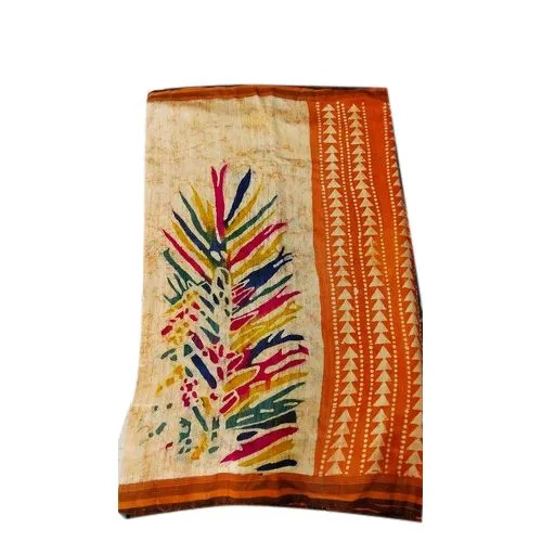 Trendy Printed Matka Silk Saree