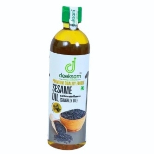 Wood Pressed Sesame Oil - Black Sesame Seed, 500 ml | Cooking Use, Grade A, 1 Year Shelf Life