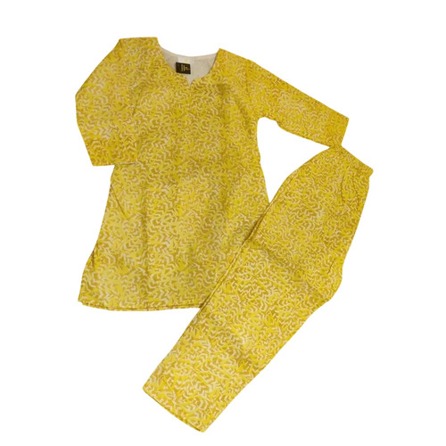 Yellow Ladies Co Ord Set